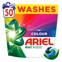 ARIEL PODS COLOR skalbimo kapsulės spalvotiems 50 vnt